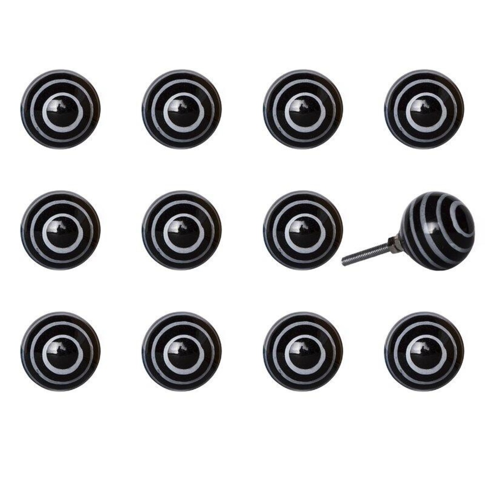Handpainted Round Knob Multipack (set of 12)
